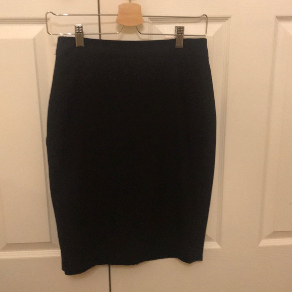 Black pencil skirt